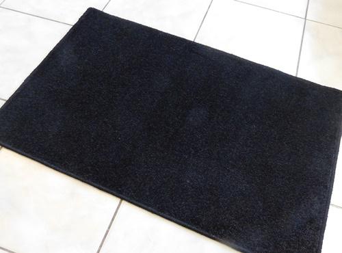 Akciós komfortos lábtörlő kis szőnyeg fekete kb:50x80cm
