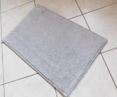 Akciós komfortos lábtörlő kis szőnyeg középszürke kb:50x80cm