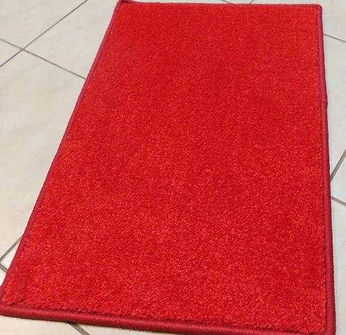 Akciós komfortos lábtörlő kis szőnyeg piros kb:50x80cm