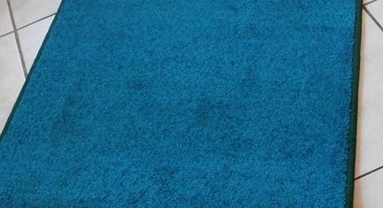 Akciós komfortos lábtörlő kis szőnyeg türkisz kb:30x40cm