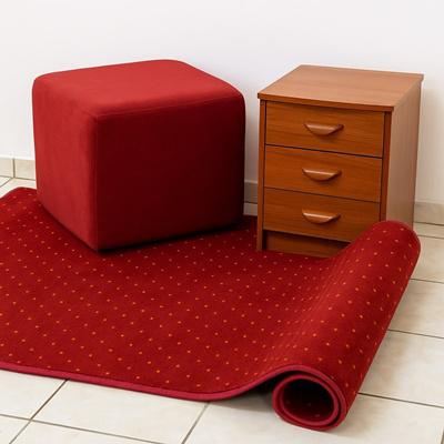 Bordó apró mintás kész szőnyeg 190x280cm