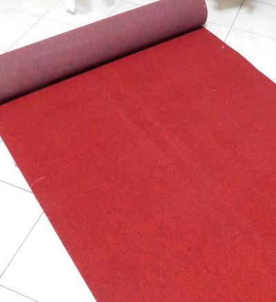 Bordó ipari filc szőnyeg EXTRA kb:92x400cm