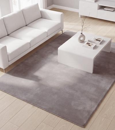 Csúszásmentes szürkésbarna velúr hatású szőnyeg 200x280cm
