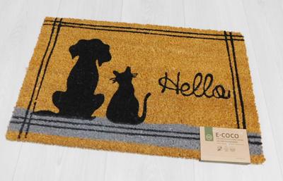 E-Coco kókusz lábtörlő Cat & Dog 40x60cm
