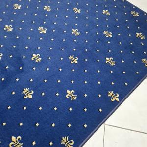 Kész szőnyeg kék mintás buklé KR. 150x200cm AKCIÓ!