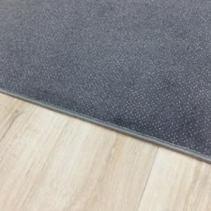 Sötétszürke noppos velúr 029 kész szőnyeg 67x150cm Leértékelt!