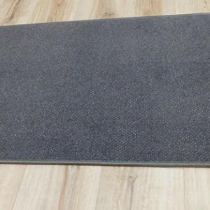 Sötétszürke noppos velúr 029 kész szőnyeg 67x150cm Leértékelt!