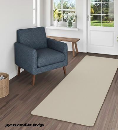 Kész szőnyeg galamszürke ecrü-vanilia 90x350cm LEÉRTÉKELT!