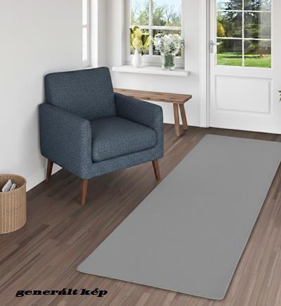 Kész szőnyeg galamszürke velúr 67x200cm LEÉRTÉKELT!