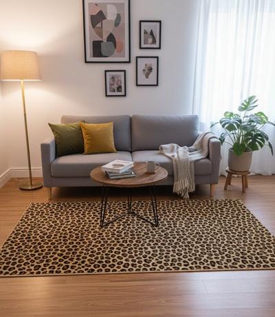 Kész szőnyeg leopárd mintás 110x190cm AKCIÓ!