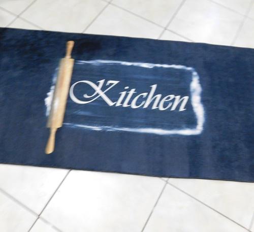 Konyhai szőnyeg csúszásmentes 60x180cm Kitchen antracit