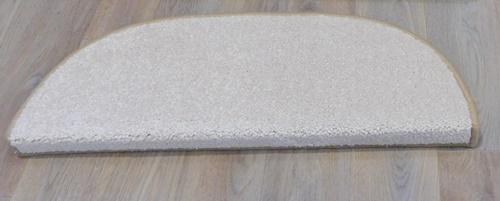 Lépcsőszőnyeg ecrü nyírt SZG348 7024 ívelt