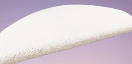 Lépcsőszőnyeg shaggy törtfehér 6022 ívelt