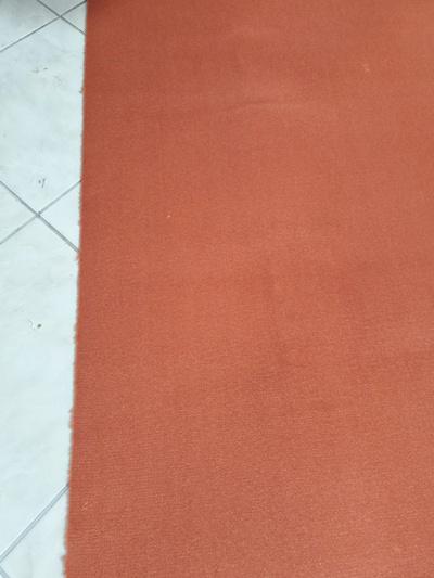 Padlószőnyeg maradék velúr tégla színű 200x250cm