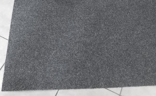 Sötétszürke ipari filc szőnyeg EXTRA kb:180x400cm