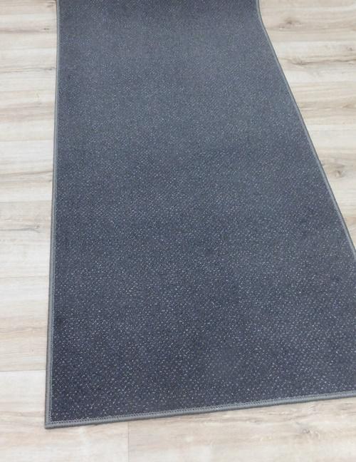 Sötétszürke noppos velúr 029 kész szőnyeg 67x150cm Leértékelt!