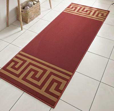 Szőnyeg bordó görög bordűrös  LX 120x150cm