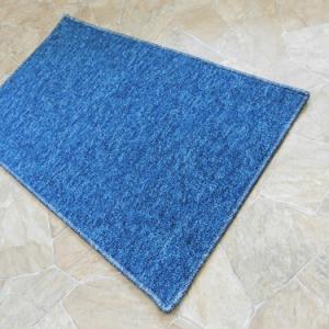 Akciós buklé lábtörlő kis szőnyeg kék 35x50cm