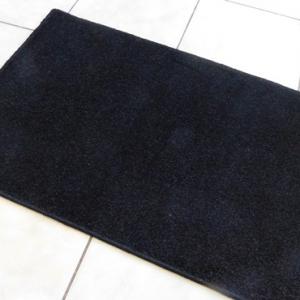 Akciós komfortos lábtörlő kis szőnyeg fekete kb:35x50cm