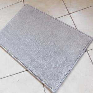 Akciós komfortos lábtörlő kis szőnyeg középszürke kb:35x50cm
