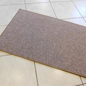 Akciós strapabíró lábtörlő kis szőnyeg barna mintás kb:50x80cm