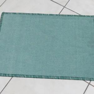 Komfortos lábtörlő kis szőnyeg középzöld 40x60cm