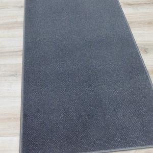 Sötétszürke noppos velúr 029 kész szőnyeg 67x150cm Leértékelt!