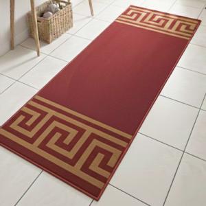 Szőnyeg bordó görög bordűrös LX 120x50cm