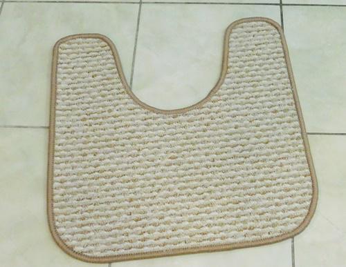 Wc-előke bézs mintás