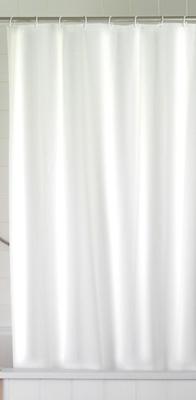 Zuhanyfüggöny fehér PVC 120x200cm
