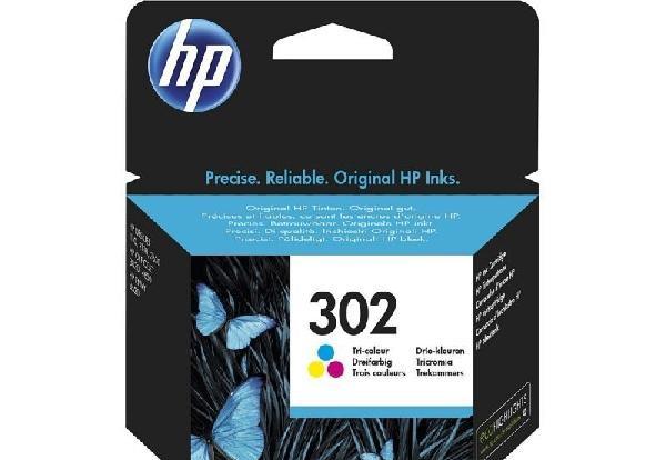 HP 302 színes eredeti tintapatron F6U65AE