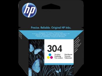 HP   304 színes eredeti tintapatron   N9K05AE
