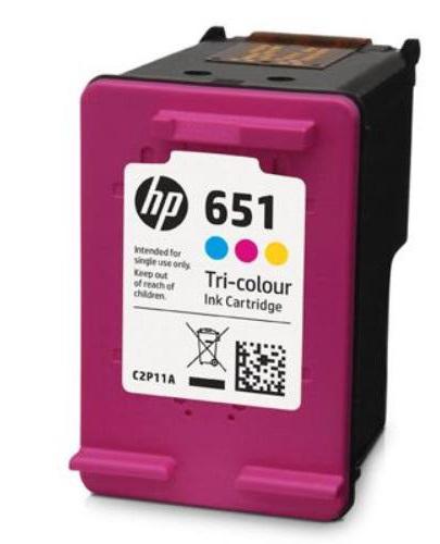 HP 651színes (C2P11AE) utángyártott tintapatron