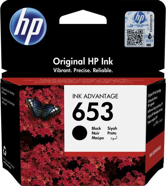 HP 653 (3YM75AE) fekete eredeti tintapatron