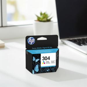 HP 304 színes eredeti tintapatron N9K05AE
