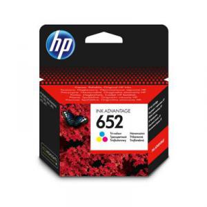 HP 652 színes eredeti tintapatron F6V24AE új, csomagolása bontott