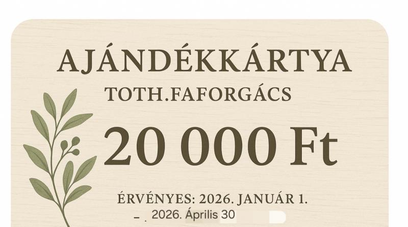Ajándékkártya 20000