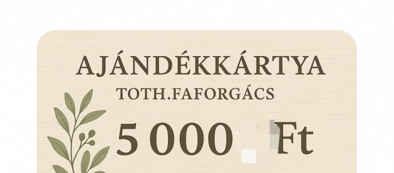 Ajándékkártya 5000