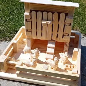 Baromfi udvar tyúkokkal