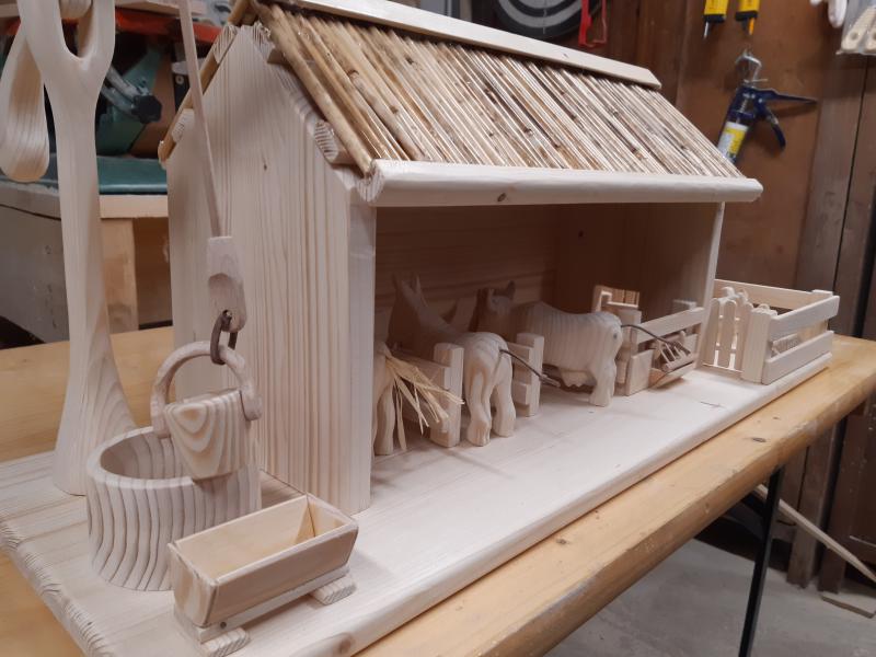 Gazdasági épület állatokkal