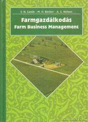 Farmgazdálkodás - Farm business management
