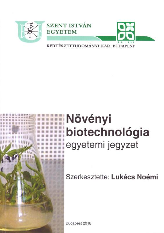 Növényi biotechnológia egyetemi jegyzet