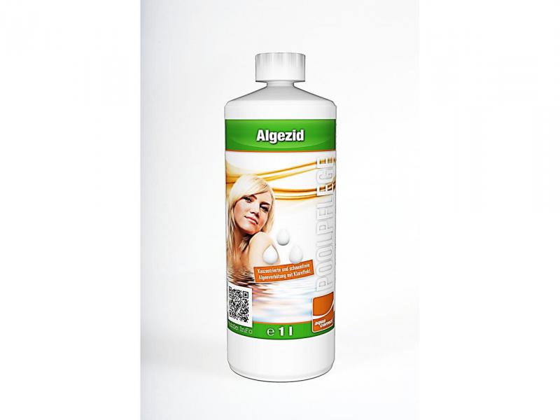 Algaölő folyadék medencébe 1 liter