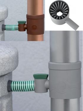 Ereszcsatorna szűrő Alap barna