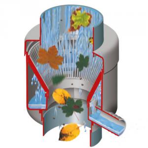 Ereszcsatorna szűrő Standard barna