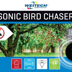 Madárriasztó készülék, 400 nm területre