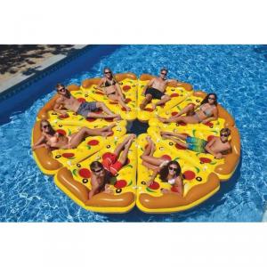 Óriás Pizzaszelet felfújható úszósziget