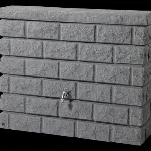 ROCKY - Sötét gránit színű esővízgyűjtő, 400 L