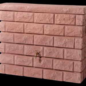 ROCKY - Vörös kő színű esővízgyűjtő, 400 L