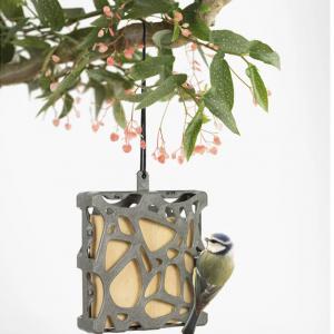 Madáretető eleséggel Dekor kocka